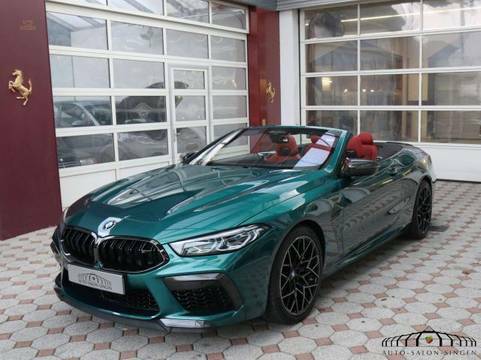 BMW M8 Competition Cabrio Individuallack Lagunengrün
