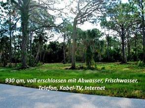 Sicht vor dem Grundstück