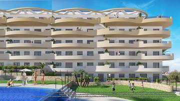 Penthouse-Wohnung mit 2 Schlafzimmern in Strandnähe von Los Arenales del Sol