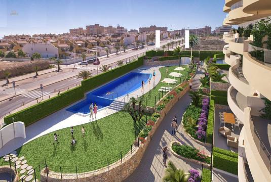 Penthouse-Wohnung mit 2 Schlafzimmern in Strandnähe von Los Arenales del Sol