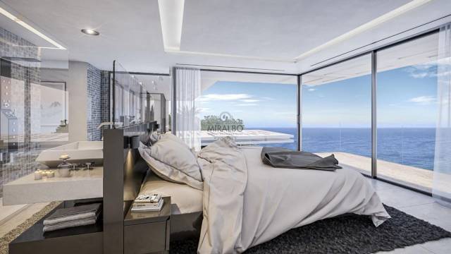 Schafzimmer mit Meerblick