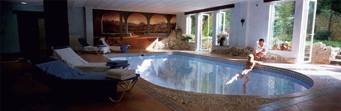 SPA with inside pool  