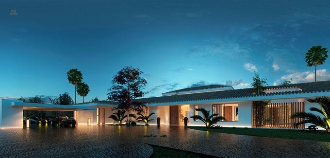 Luxus-Villa in Benalmadena Pueblo