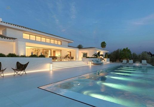 Luxus-Villa in Benalmadena Pueblo