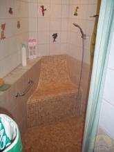 Dusche im Hauptwohnbereich