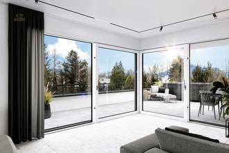 Ausblick Penthouse - Blick auf der Untersberg