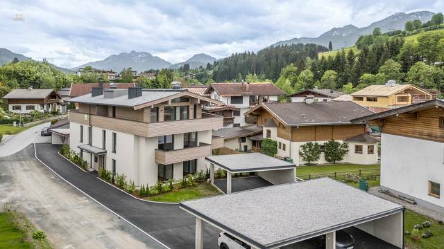 KITZIMMO-hochwertige Wohnung mit Bergblick - Immobilien Fieberbrunn.