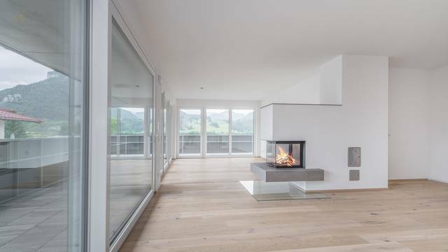KITZIMMO-LuxuriÃ¶ses Neubau-Penthouse mit Kaiserblick kaufen - Immobilien Kirchdorf.