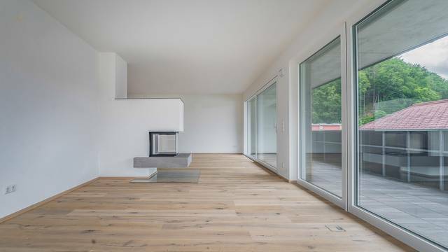 KITZIMMO-LuxuriÃ¶ses Neubau-Penthouse mit Kaiserblick kaufen - Immobilien Kirchdorf.