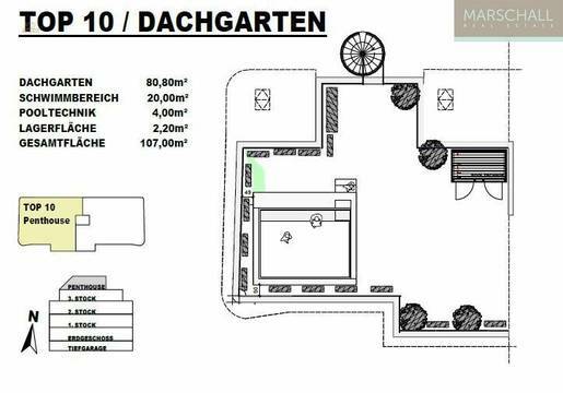 Plan Dachgarten