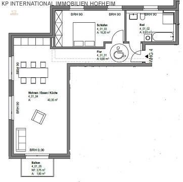 Grundriss WE 4