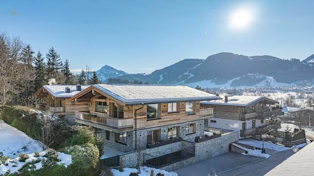 KITZIMMO-Neubau-Luxuschalet in Toplage kaufen - Immobilien Ellmau am Wilden Kaiser.