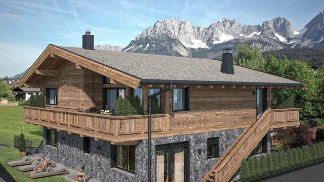 KITZIMMO-Neubau-Luxusvilla mit Kaiserblick in Toplage kaufen - Immobilien Going.