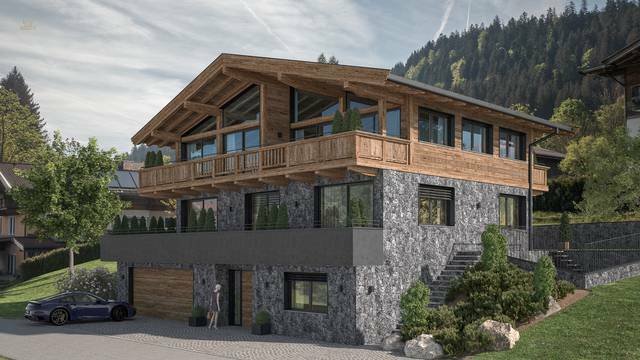 KITZIMMO-Neubau-Luxusvilla mit Kaiserblick in Toplage kaufen - Immobilien Going.