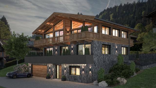KITZIMMO-Neubau-Luxusvilla mit Kaiserblick in Toplage kaufen - Immobilien Going.