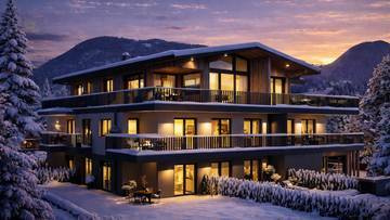 KITZIMMO-Terrassenwohnung in exklusivem Neubau - Immobilien Kirchdorf kaufen.