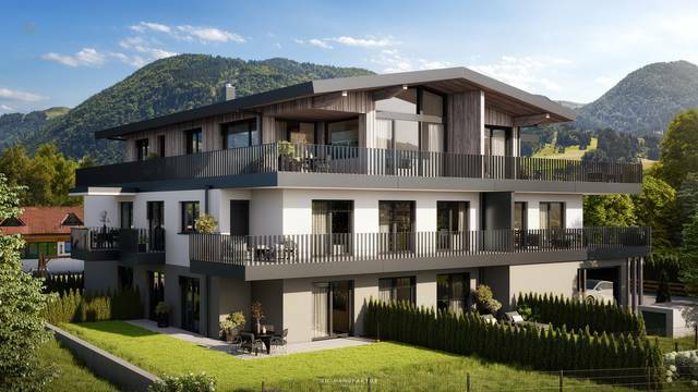 KITZIMMO-Terrassenwohnung in exklusivem Neubau - Immobilien Kirchdorf kaufen.