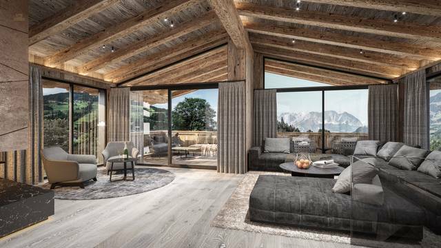 KITZIMMO-Luxuschalet mit Freizeitwohnsitz in traumhafter Lage - Immobilien Aurach.