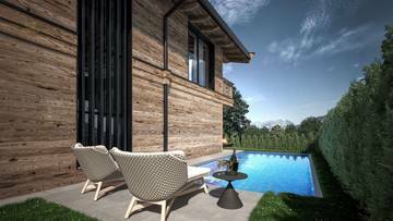 KITZIMMO-Luxuschalet mit Freizeitwohnsitz in traumhafter Lage - Immobilien Aurach.