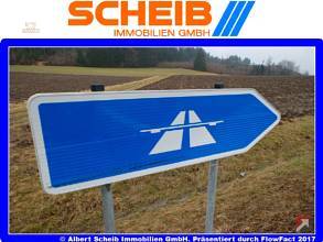 unmittalbar an der Autobahn