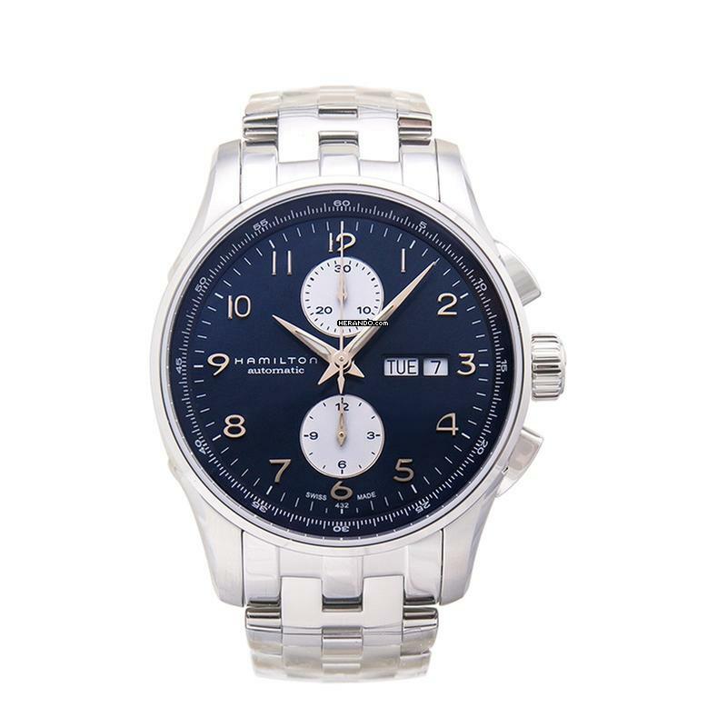 Herando Hamilton Jazzmaster Maestro H32766143 Jazzmaster Automatic Blue Dial Stainless Steel Men s Watch h1