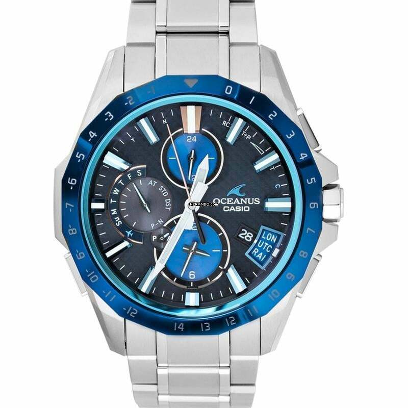 Herando - Casio Oceanus OCW-G2000RA-1AJF - Oceanus SOLAR Blue Dial Titanium  Men's Watch </h1>