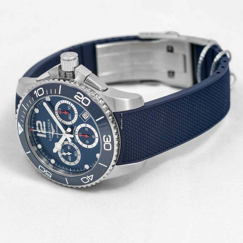 Herando Longines HydroConquest L38834969 HydroConquest Automatic Chronograph Blue Dial Men s Watch h1