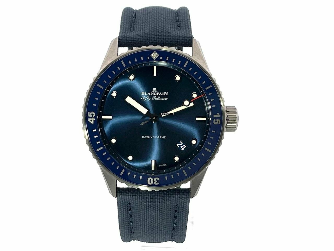 Herando Blancpain Fifty Fathoms Bathyscaphe 5000 0240 O52A