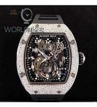 Richard Mille NEW MODEL RM 17 01 White Gold Full Herando