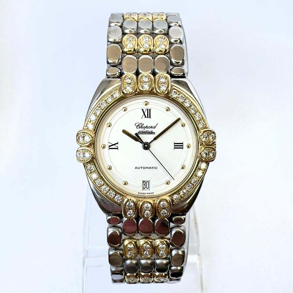 Herando Chopard Gstaad Automatic 32mm 2 Tone 1.92TCW Diamond Watch