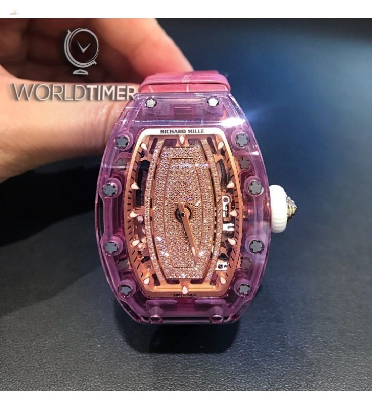 Herando Richard Mille NEW RM 07 02 Pink Sapphire Automatic