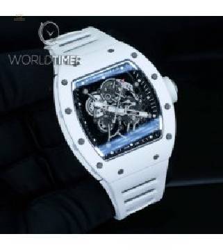 Herando Richard Mille NEW RM 055 Bubba Watson White Manual