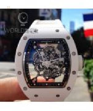 Herando Richard Mille NEW RM 055 Bubba Watson White Manual