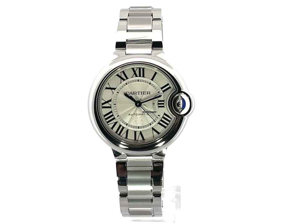 CARTIER TANK SOLO 24mm Steel Watch 0.62TCW Diamonds