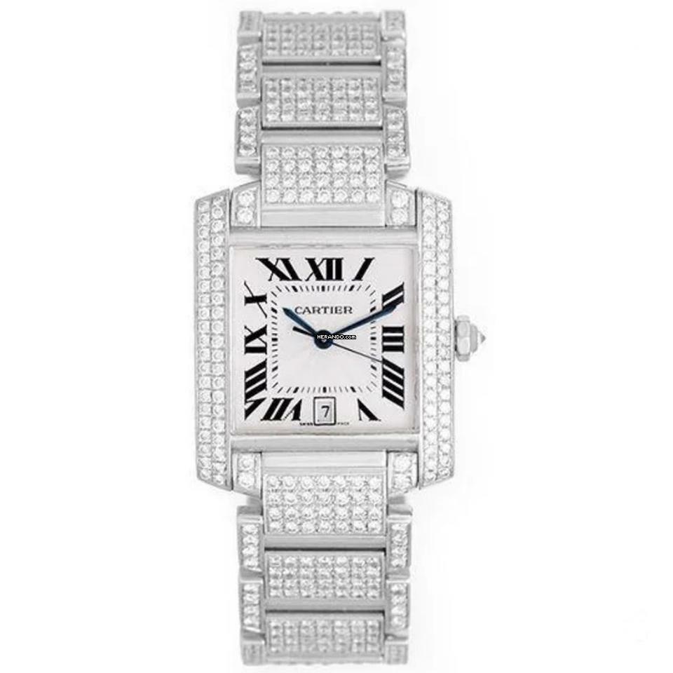 Cartier tank 2024 française diamond watch