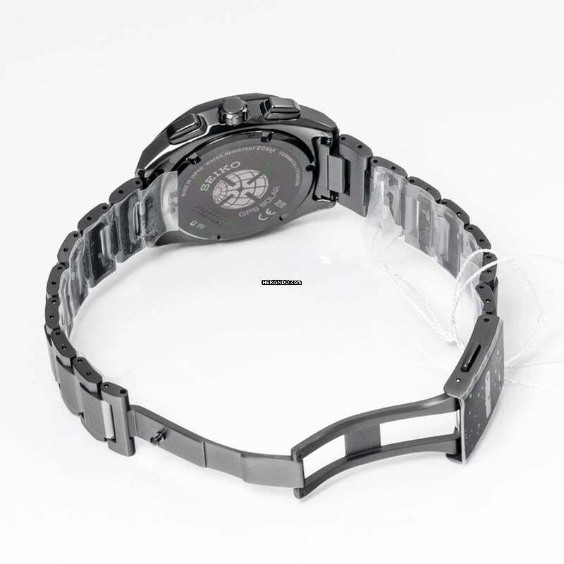 Herando Seiko Astron SBXD009 Astron Quartz Black Dial Titanium