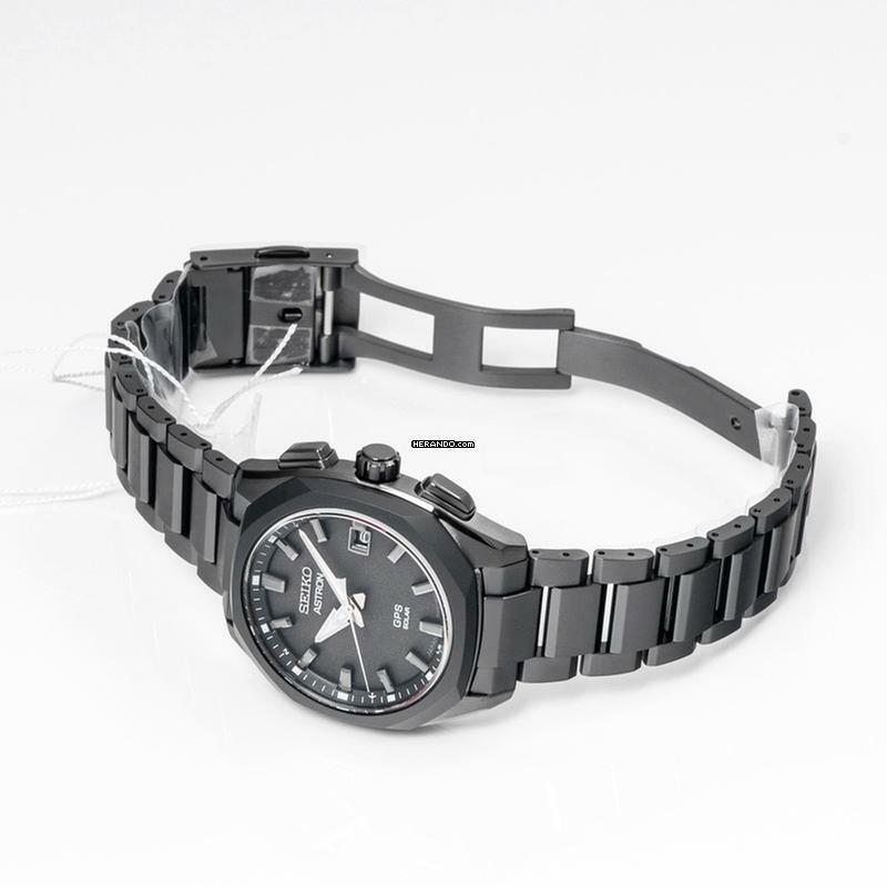 Herando Seiko Astron SBXD009 Astron Quartz Black Dial Titanium