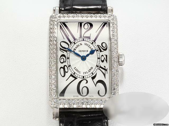 Herando Franck Muller Long Island Weissgold 750 Diamanten 950 Qz