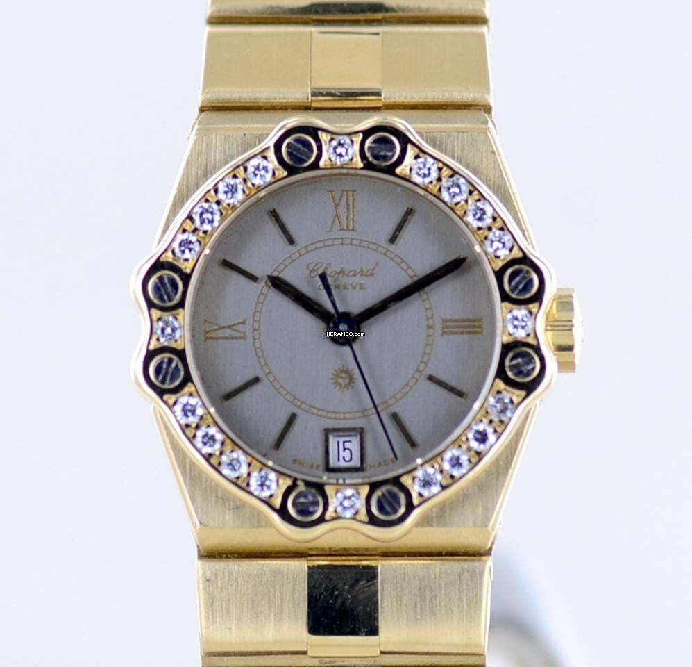 Herando Chopard St. Moritz Lady 18K Gold 0.30 CT Diamonds