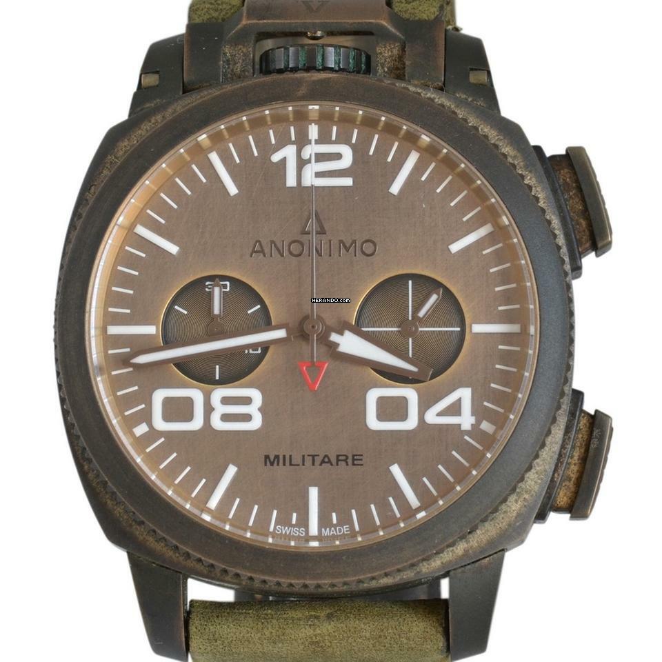 Herando Anonimo Militare Chronograph Military Italian Alpine