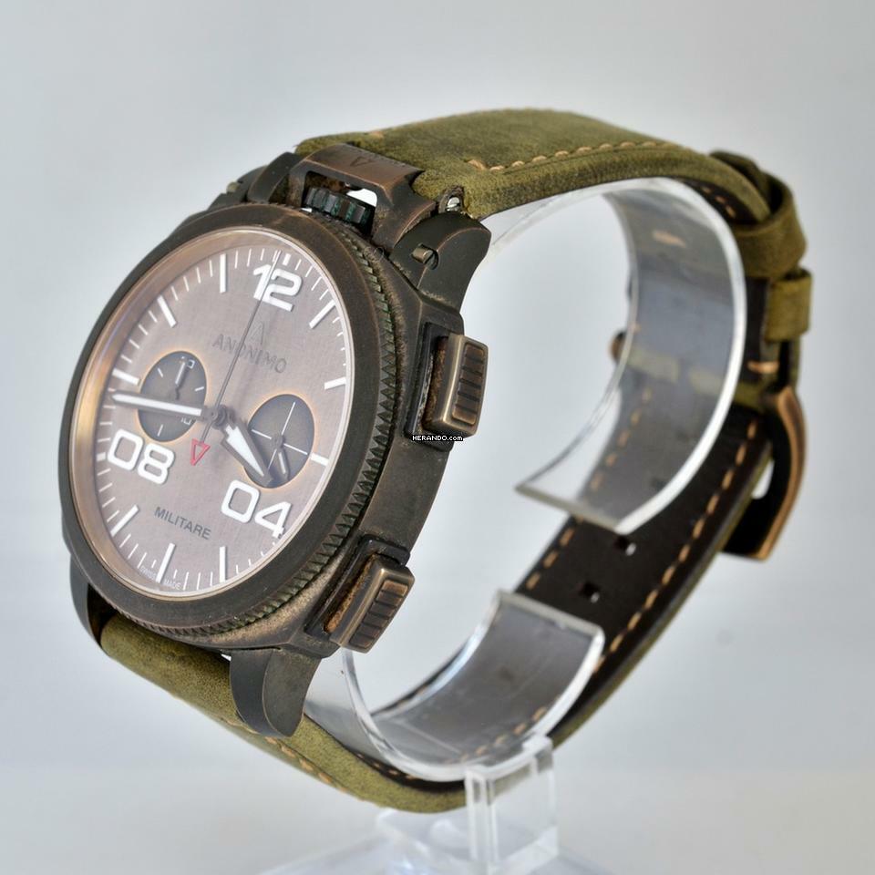 Herando Anonimo Militare Chronograph Military Italian Alpine