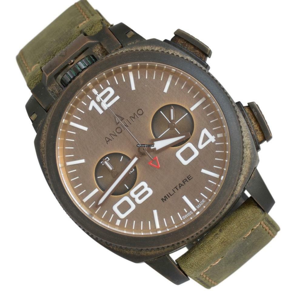 Herando Anonimo Militare Chronograph Military Italian Alpine