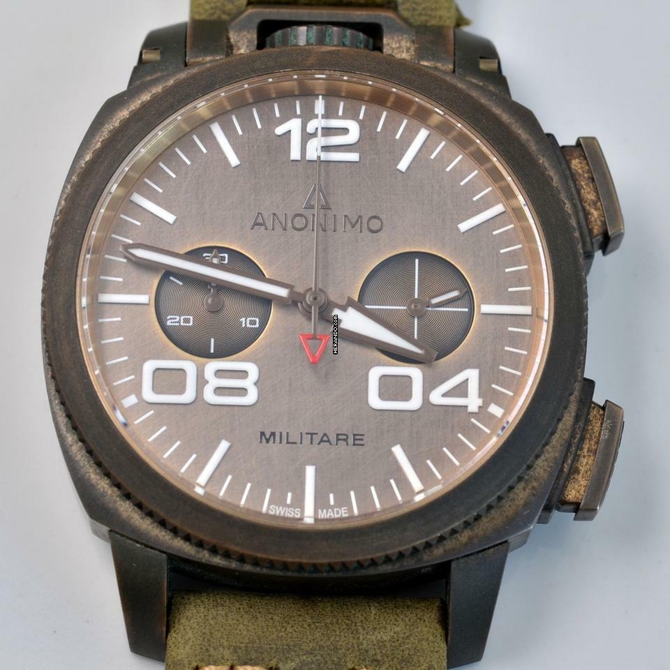 Herando Anonimo Militare Chronograph Military Italian Alpine