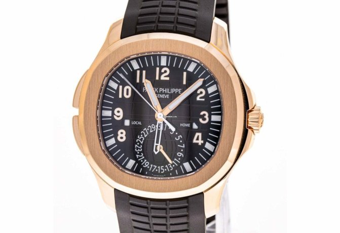  Patek Philippe Aquanaut Travel Time Rose Gold 5164R-001 like NEW Full Set 2021 German delivery 