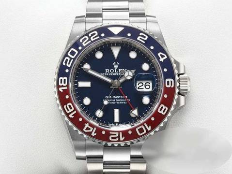  Rolex GMT-Master II 126719blro 2021 Weissgold 750 Automatik 18kt White Gold Oyster-band Chronometer Blue Dial 