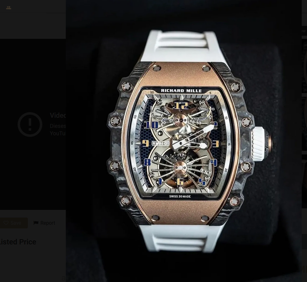 Herando Richard Mille NEW RM 21 01 Tourbillon Aerodyne