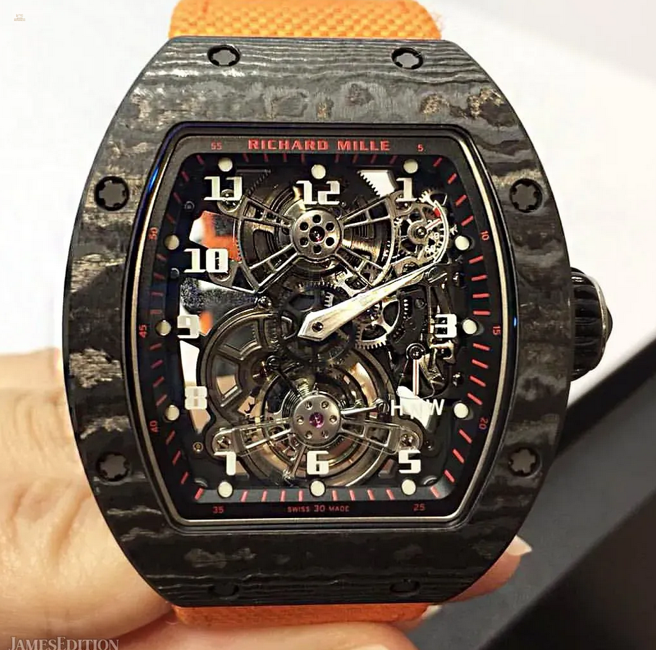 Herando Richard Mille NEW RM 17 01 Black NTPT Tourbillon Watch