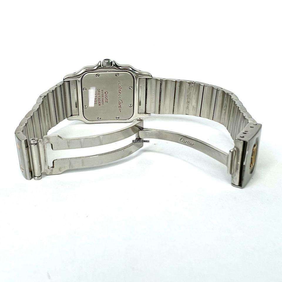 Herando Cartier Santos Galbee 29mm Quartz 2 Tone 0.85TCW Diamond Watch h1