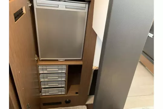 Jeanneau NC 37 twin diesel cruiser - fridge and storage
