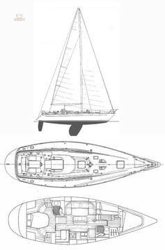 Grand Soleil 45 Layout